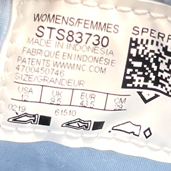 Sperry Womens Size 12 Blue And Pink Pastel Boat Shoes - Picture 12 of 12